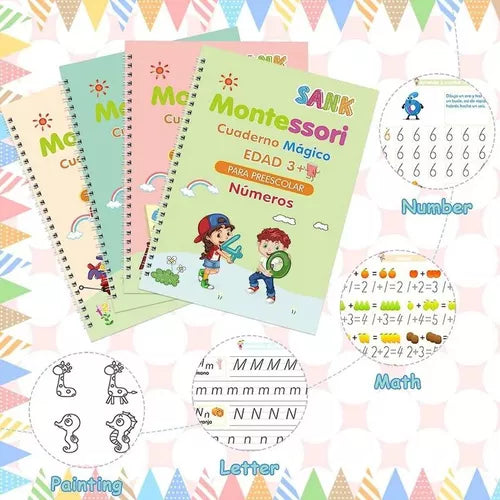 KIT DE CALIGRAFIA MÁGICA MONTESSORI